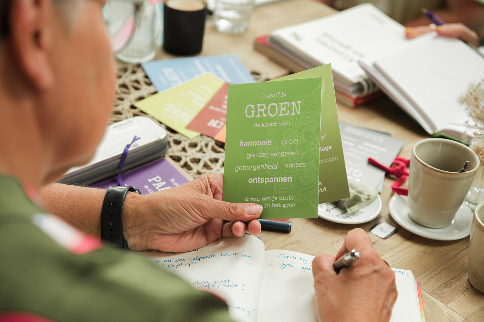 Groen Kaart beschrijving kleur